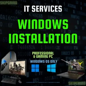 windows installation service – fast & secure os setup | skipgrind