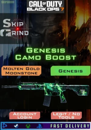 BO7 Genesis Camo Boost | Fast & Safe Boost – SkipGrind