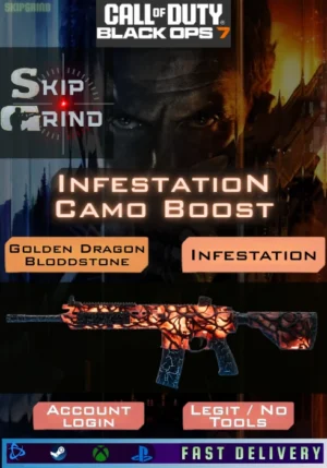 BO7 Infestation Camo Boost | Fast & Safe Boost – SkipGrind