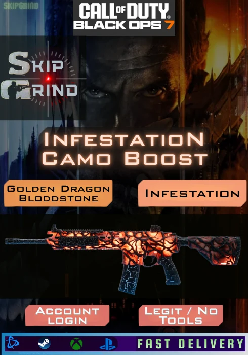 BO7 Infestation Camo Boost | Fast & Safe Boost – SkipGrind