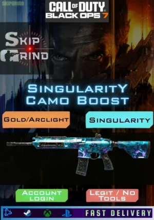 BO7 Singularity Camo Boost | Fast & Safe Boost – SkipGrind