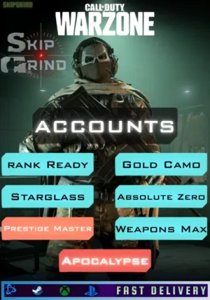 cod accounts warzone accounts golden damascus starglass apocalypse